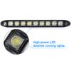 2 Stück Auto-Nebelscheinwerfer IP65 Wasserdicht Super Helles Fahrlicht Weiß 12V 9 LED Geringer Stromverbrauch Tagfahrlicht für Auto