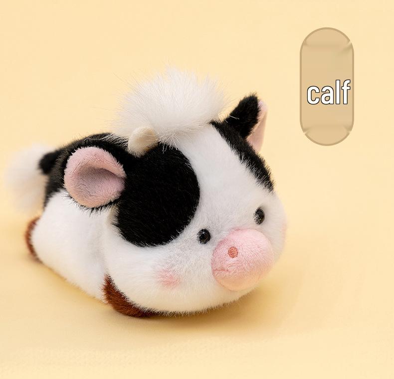 Cute Palm-Sized Chubby Animal Plush Toy for Desk or Play