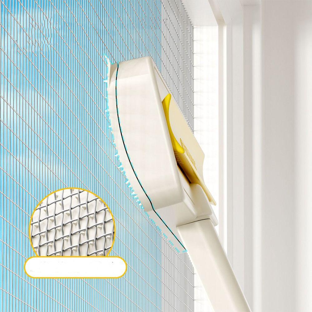 Scratch-Free Window Mesh Scraper Adjustable Head Squeegee Wiper Cleaning Tool  Mirror Cleaning