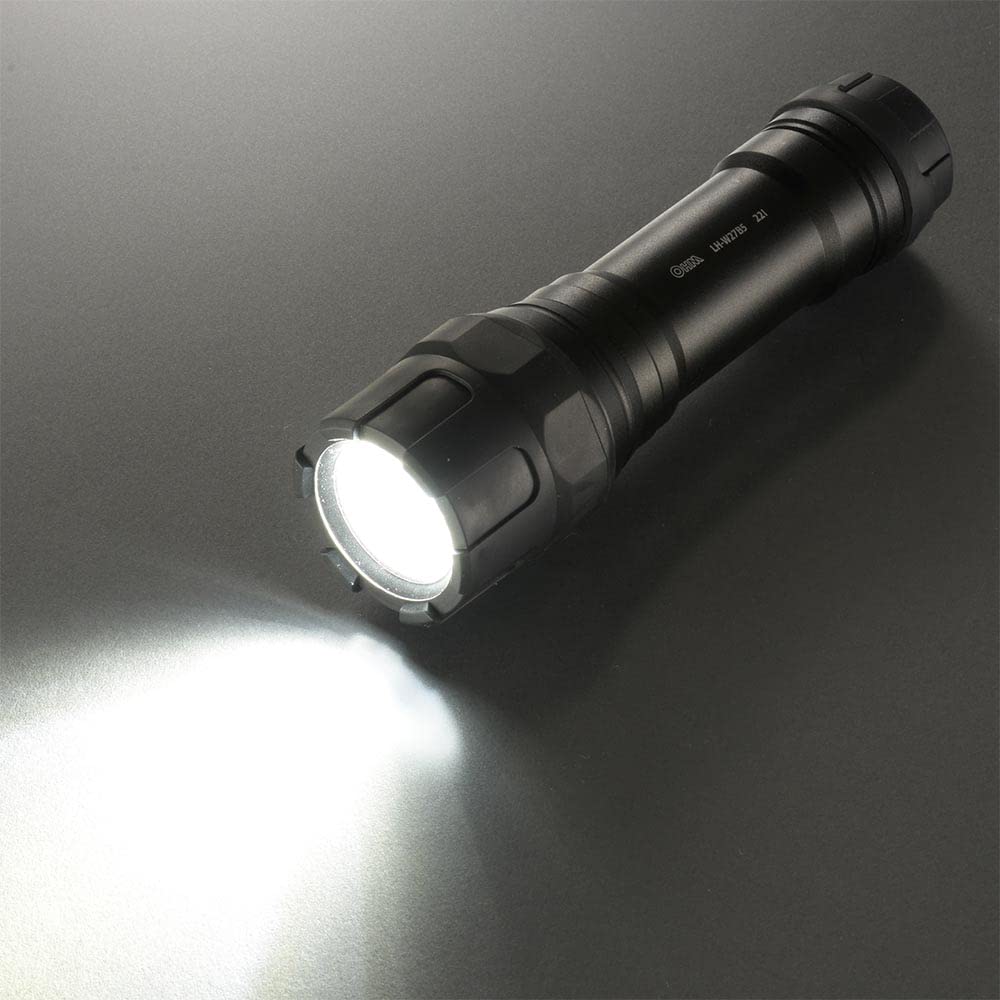 Ohm Electric Flashlight LED Waterproof IPX6 Handy Light Waterproof Shockproof