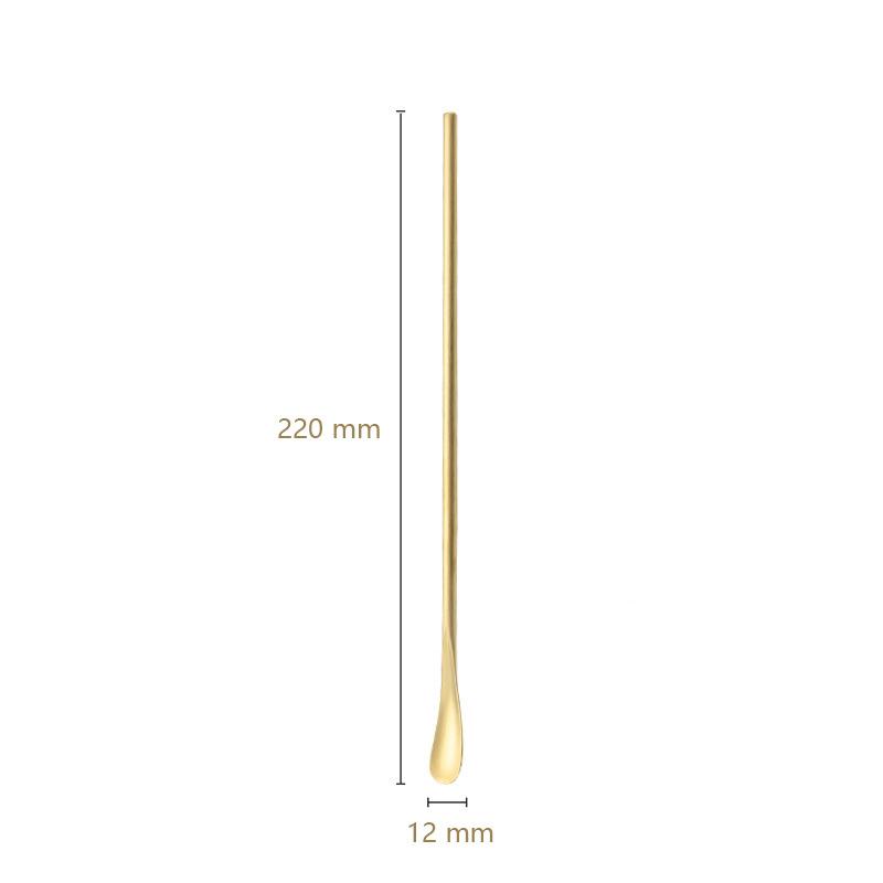 1PC Long Handle Teaspoon 304 Stainless Steel Mixing Spoon Tableware Coffee Tea Spoons Dessert Ice Cream Scoop Bar Tools
