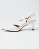 Stiletto Mules Aiformaria 9341 36 White Leather