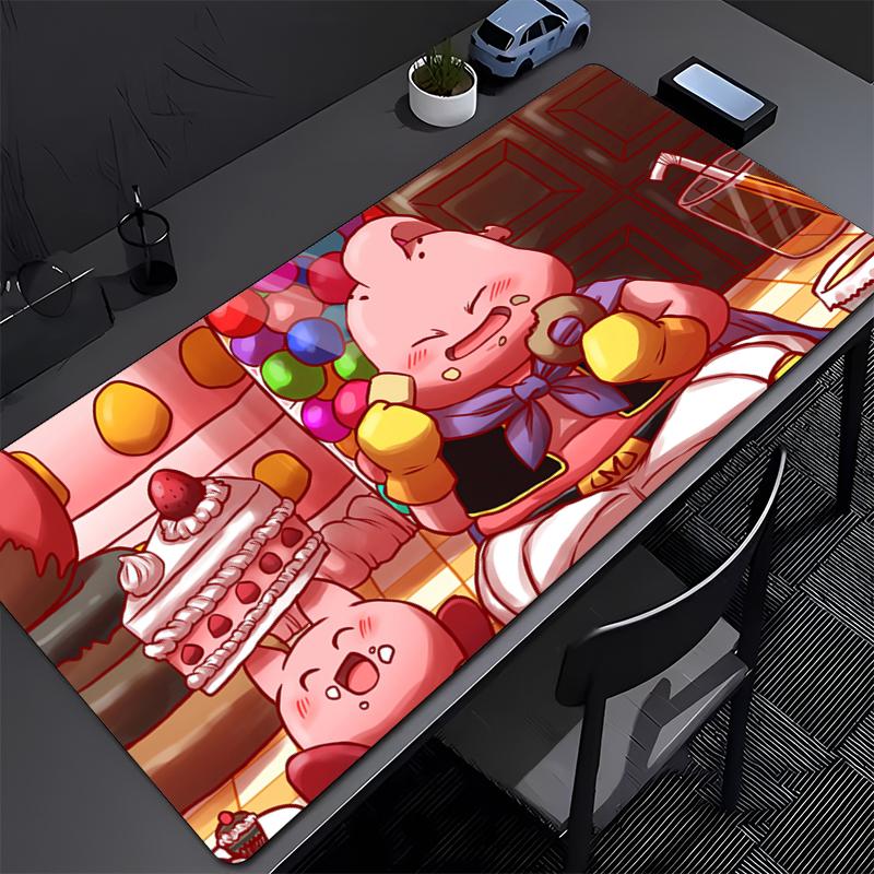 Dragon Ball Majin Buu Mousepad Office Computer Desk Mat Keyboard Mouse Pad Cushion Non-slip Deskpad PC Anime game Large Mousepad