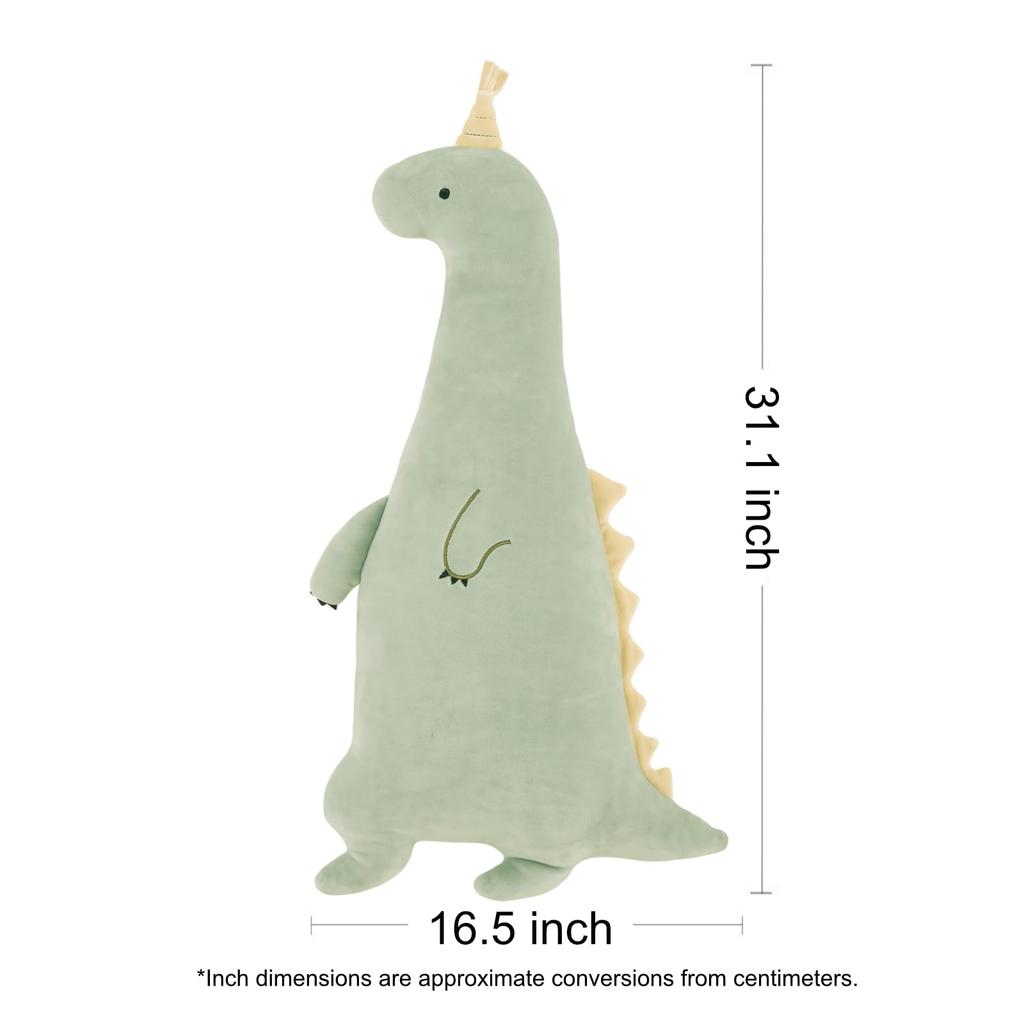 Livheart Body Pillow, Polyester, Roomies Party, Scared Dinosaur, Large (Total Length: Approx. 42cm), Fluffy and Soft, 58931-51