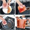 Double-layer Kitchen Cleaning Cloth Microfiber Towels Soft Absorbent Non-stick Oil Towel Rags Household Dish Cloths Clean Tools