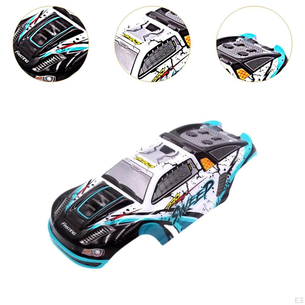 1/16 RC Car Body Shell Accessory,Remote Control Toy, Hobbies Model Vehicle,Sturdy Replaces Parts for