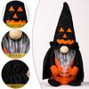 Funny Pointed Hat Witch Doll Realistic Halloween Faceless Doll Ornament  Bar Home Decor