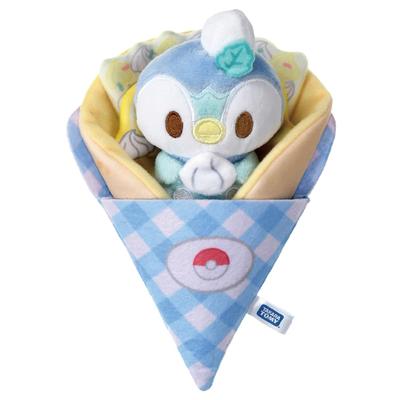 Pocket Monster Pokemon Poke Piece Kurukuru Crepe Plush Piplup