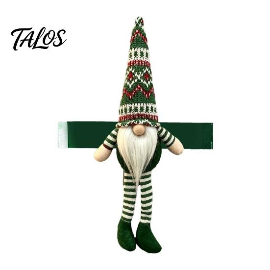 Holiday Home Decor Accessories Christmas Plush Gnome Curtain Buckle, Scandinavian Santa Doll Tiebacks, Holders Faceless Dwarf Holdback Fastener