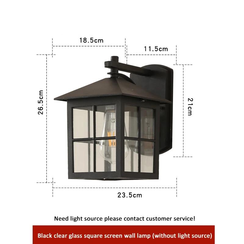 

Ретро светодиодный настенный светильник эллиптический пылезащитный взрывозащищенный влагозащищенный E27 водонепроницаемый светильник для садового декора перила дорожки