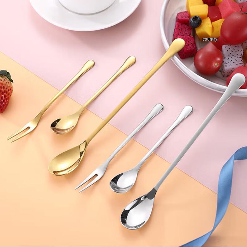 Premium 304 Stainless Steel Long Handle Stirring Spoon