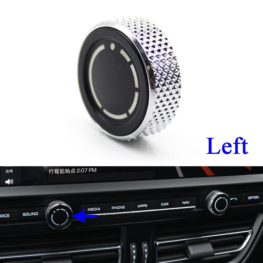 

Автомобильный аудио регулятор громкости, ручка управления CD, мультимедийные кнопки управления для Porsche Cayenne 7P5 Panamera 970 Macan 95B Left 1PC