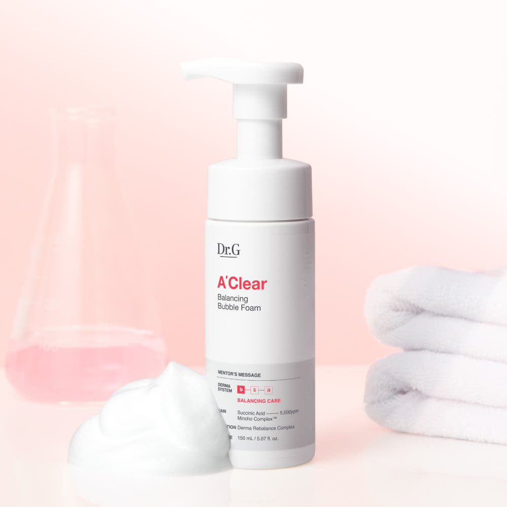 [Dr.G] A'Clear Balancing Bubble Foam Gentle Daily Facial Cleanser 150ml