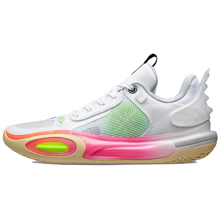 Li-Ning Wade All City 11 Blossom Мужские кроссовки Белый Розовый Оранжевый ABAT005-4 47.5
