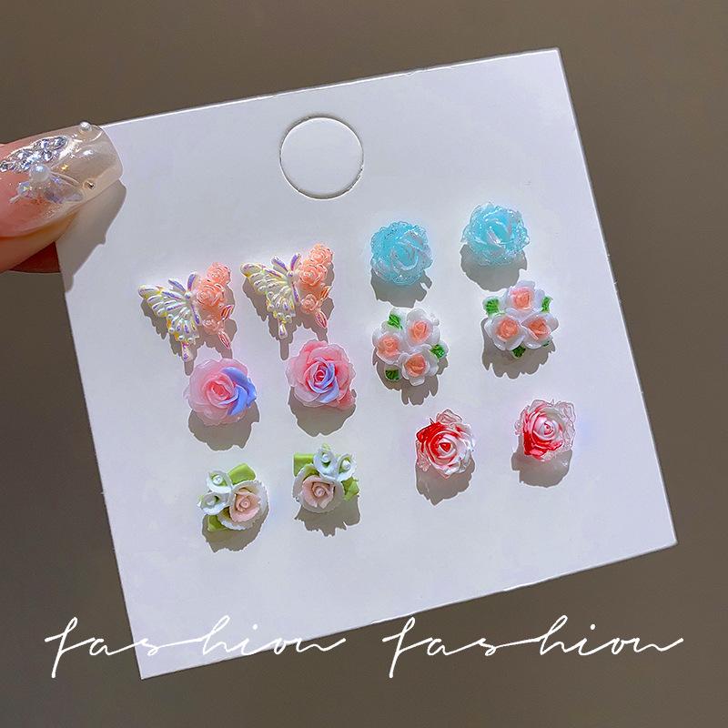 

2025 High-End Silver Flower Earrings - Spring & Summer Collection for Women