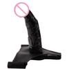 Men Strap On Dildo Panties Wearable Hollow Penis Lengthen Sleeve Strapon Dildo Pants Harness Belt for Man Sex Toys for Woman Gay