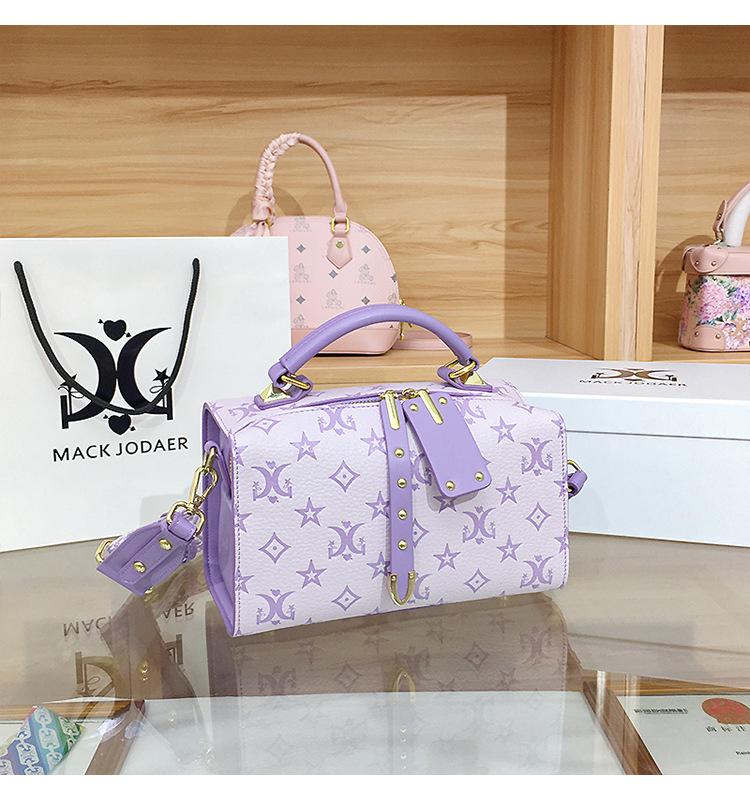 Módní embosovaná ruční Boston taška pro ženy 2025 – Jednoramenná Crossbody