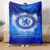 Chelsea Fc Football Player Customize Your Name Blanket Multi-purpose Personalized Blanket Soft & Cozy Suitable for Sofa Nap Bed Seaside