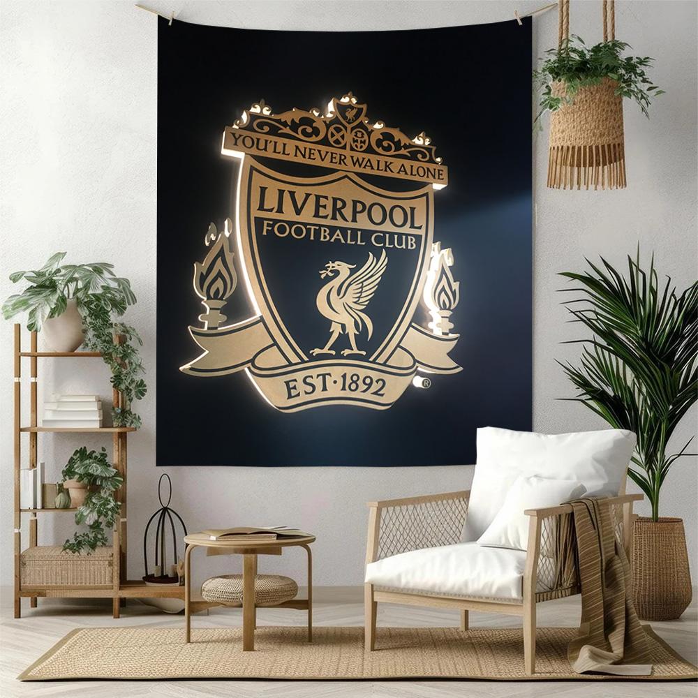 Liverpool Football Club Wall Decor Tapestry Art For Pet Memorial Birthdaywedding Party Backdrop Family Gift