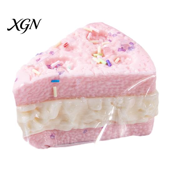 Kids Stress Relief Toy Simulated Food Squeeze Anxiety Stretchy Rice Cake Triangle Cheese Portable Fake Decompression Tools Skin-friendly