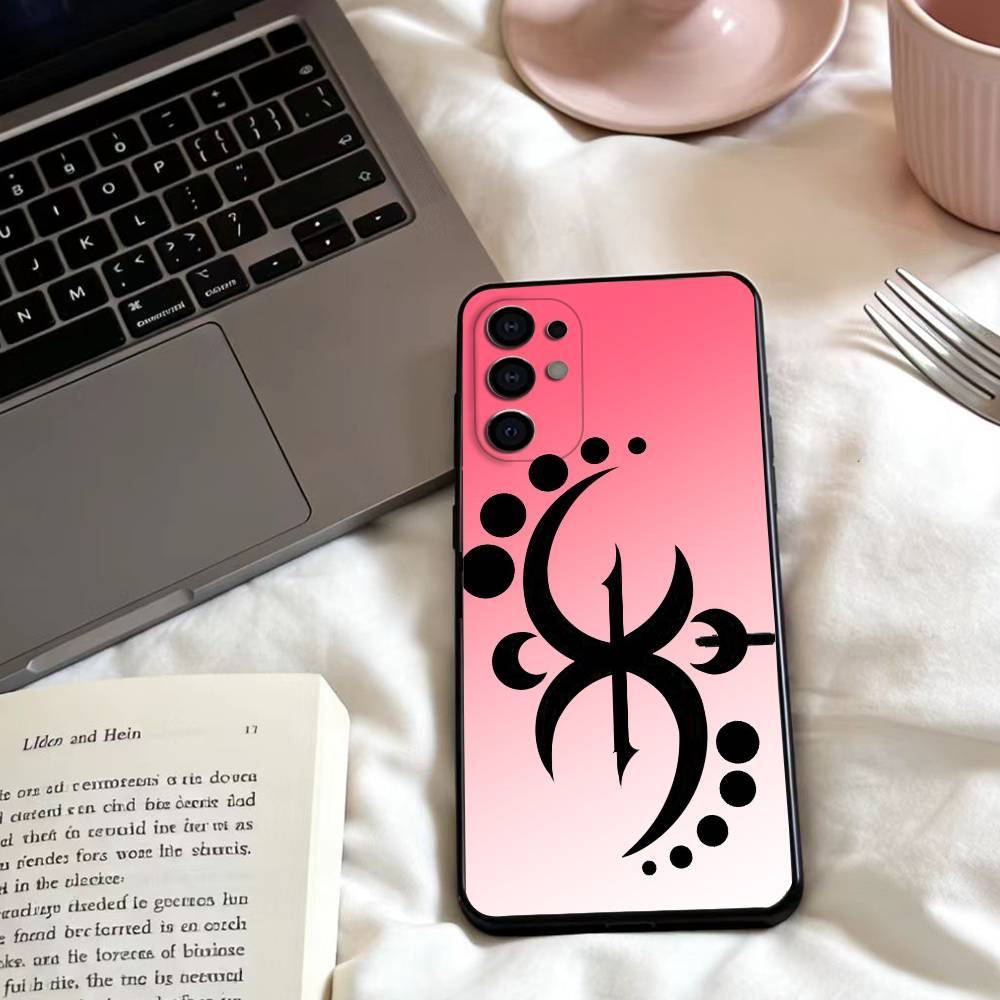 Amazigh Symbol  Phone Case For Samsung S25,24,23,22,30,21,10,9,Ultra,Plus,Lite,FE,4,5 G Soft Black Case