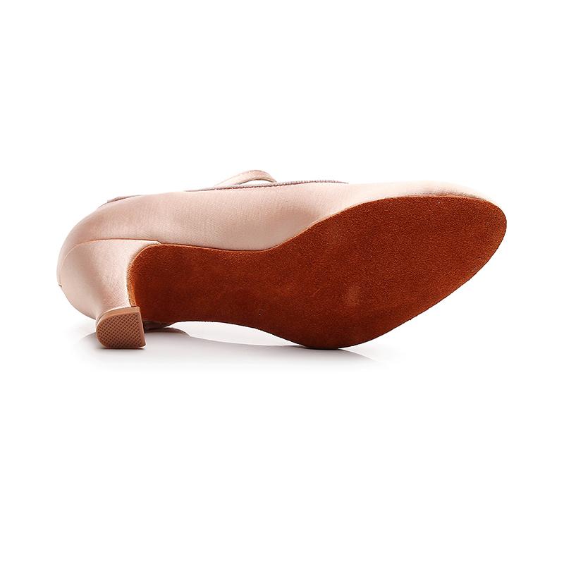 Modern Dance Shoes Women Waltz Dancing Shoes Heeled 5CM Latin Ballroom Shoes