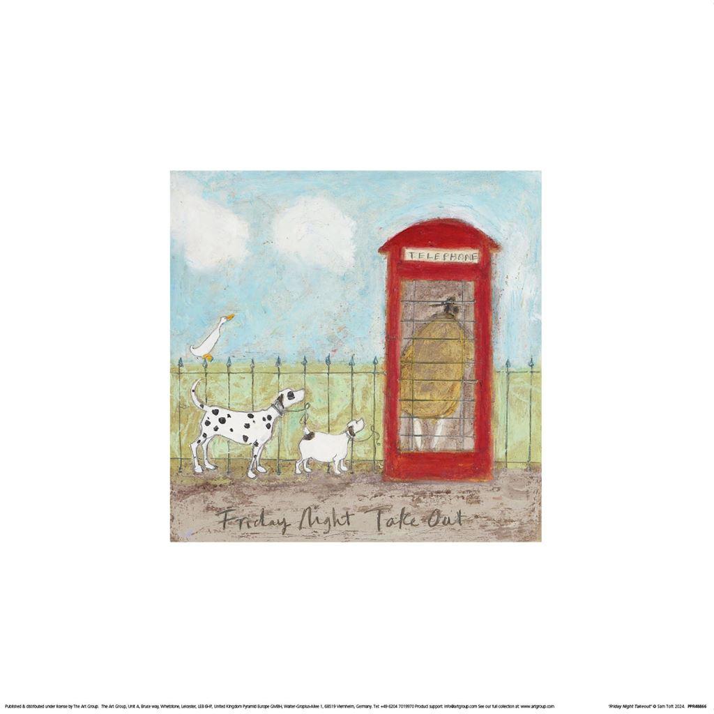 Sam Toft Friday Night Takeout Poster