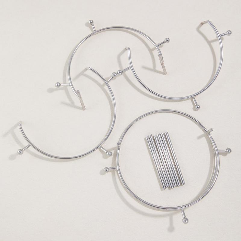 Stylish Crown Storage Stand Detachable Four Tiers Display Shelf for Exhibitions Elegant Crystal Hairband Support Holder