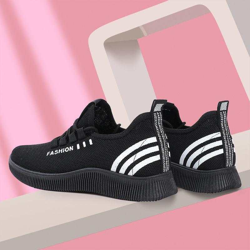 fashion Women's Shoes Sneakers Autumn Breathable Mesh Platform Sneakers Womens Running Shoes Fashion Outdoor Casual Shoes Tenis Feminino