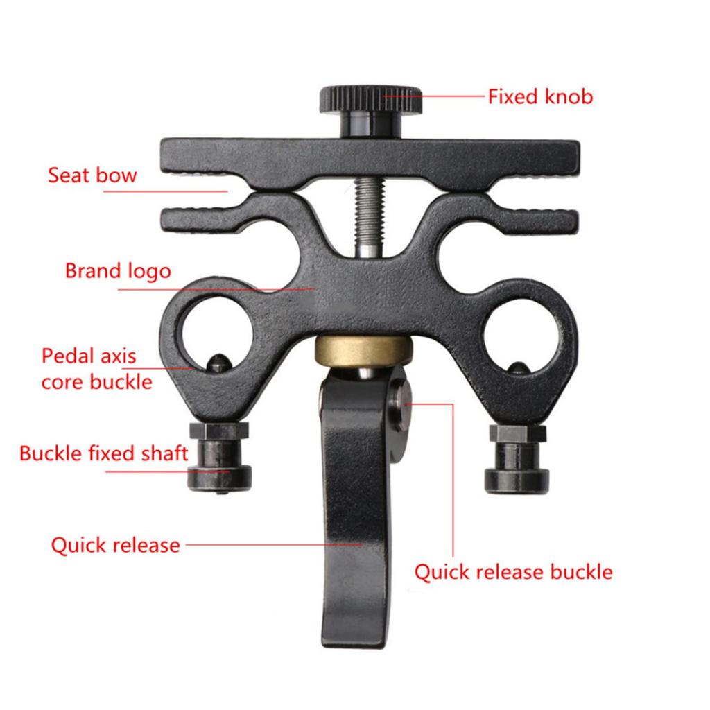 Folding Bicycle Quick Release Pedal Holder Bicycle Folding Pedal Bracket Portable Bicycle Pedal Placement Buckle