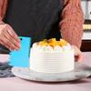 3PCS/Lot Cream Scraper Smoother DIY Cake Decorating Fondant Pastry Cutters Molds Kitchen Scrapers Baking Spatulas Tools