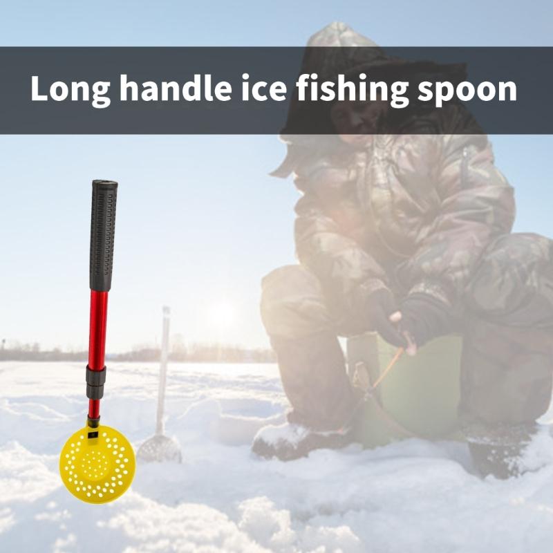 Ice Fishing Skimmer Scoops Foldable Ice Slush Scoops Light Weight Winter Outdoor Fishing Shovel for Easy Removing