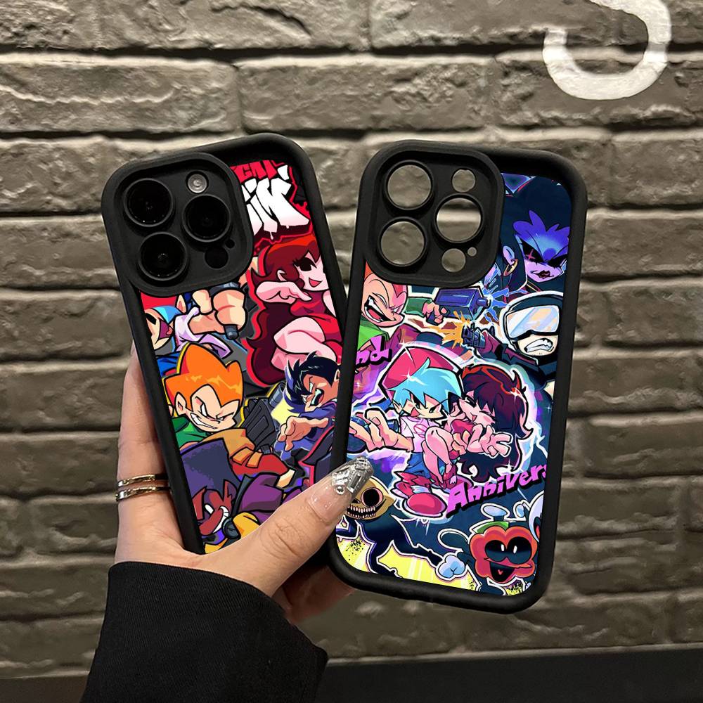Music Game Friday Night Funkin Phone Case For IPhone 17 16 15 13 11 12 14 Pro Max Plus Silicone Cover Shell