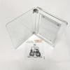 Acrylic Stamp Blocks 7.6*5.9in Large Clear Stamping Tool with Grid Positioning Lines 4PCS Magnet