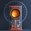 Tragbarer kabelloser Bluetooth-Lautsprecher mit Hi-Fi-Klang und Bass, 3D-Surround-Lautsprechern und Bluetooth-Woofer
