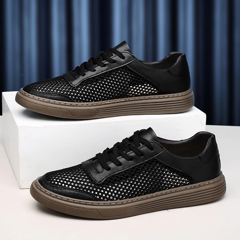 Fashion New Trend Summer Sneakers Fashion Versatile Casual Shoes Lightweight Breathable Mesh Sneakers Outdoor Male Skateboard Footwear