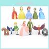 Colorido 12 peças Sofia a Primeira Princesa Sophia Figuras de Bolo Perfeito Para Colecionadores