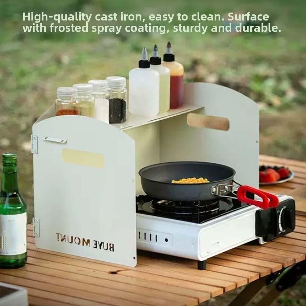 Compact Stove Wind Shield Windproof Cooker Wind Protection Tea Stove Cookware Windshield  Travel