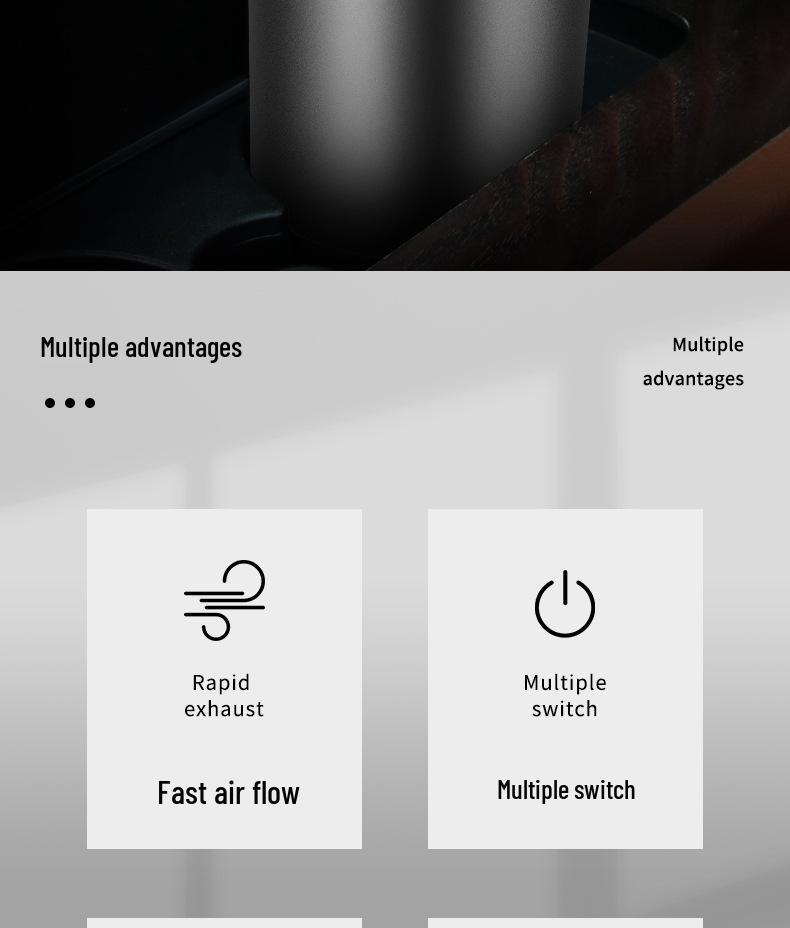 12V High-Power Car Cup Heater & Defroster