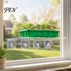 Wall Mounted Succulents Stands Window Suction Cup Storage Rack, Clear Acrylic Shelf with Strong Adsorption Shelves Adsorption, Floating Plant