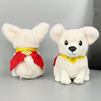 Non-Toxic New Producthalloween Gift Superman Superhero Dog Real-Life Version Superhero Series Plush Dog Toy Plush Doll Toy