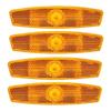 4PCS Bicycle Rays Jízdní kolo Jízda na kole Spoke Reflexní výstražné bezpečnostní Reflektor Mount Vintage Clip