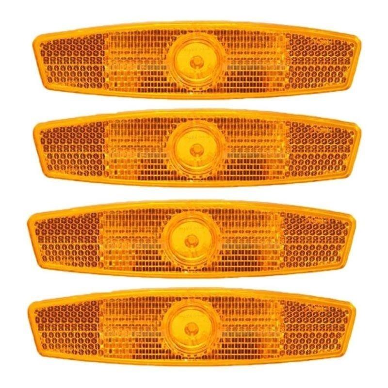4PCS Bicycle Rays Jízdní kolo Jízda na kole Spoke Reflexní výstražné bezpečnostní Reflektor Mount Vintage Clip