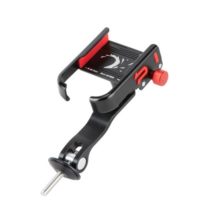 Aluminum Motorcycle Phone Holder Handlebar Mounted Cellphone Cradles Shockproof Stand Holder Universal for Scooter Bike