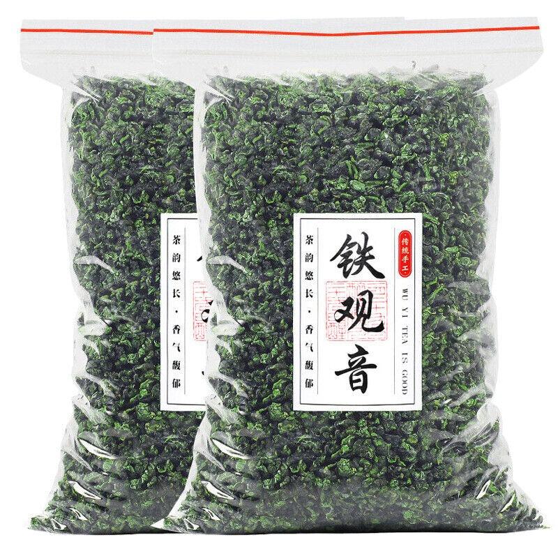 2024 New Anxi High Mountain Tieguanyin Oolong Tea Strong Aroma Bulk Canned 250g