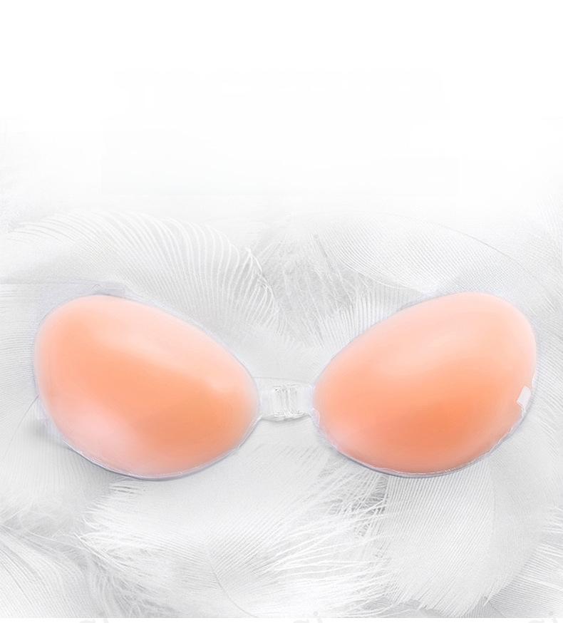 Adesivos invisíveis de silicone push-up para seios - sem costura, sem alças, antiderrapantes e à prova d'água para vestido de noiva