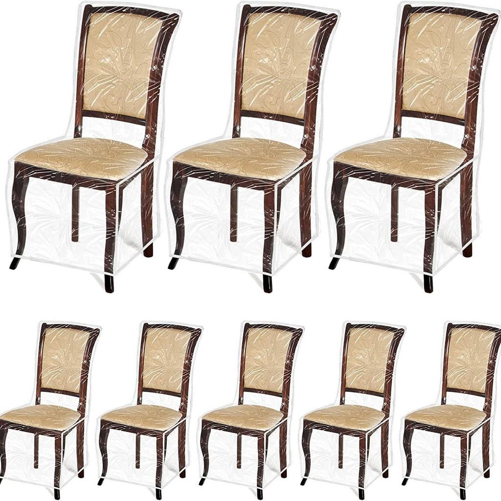 Pvc Transparent Chair Casing For Dustproof And Waterproof Dining Table Protection