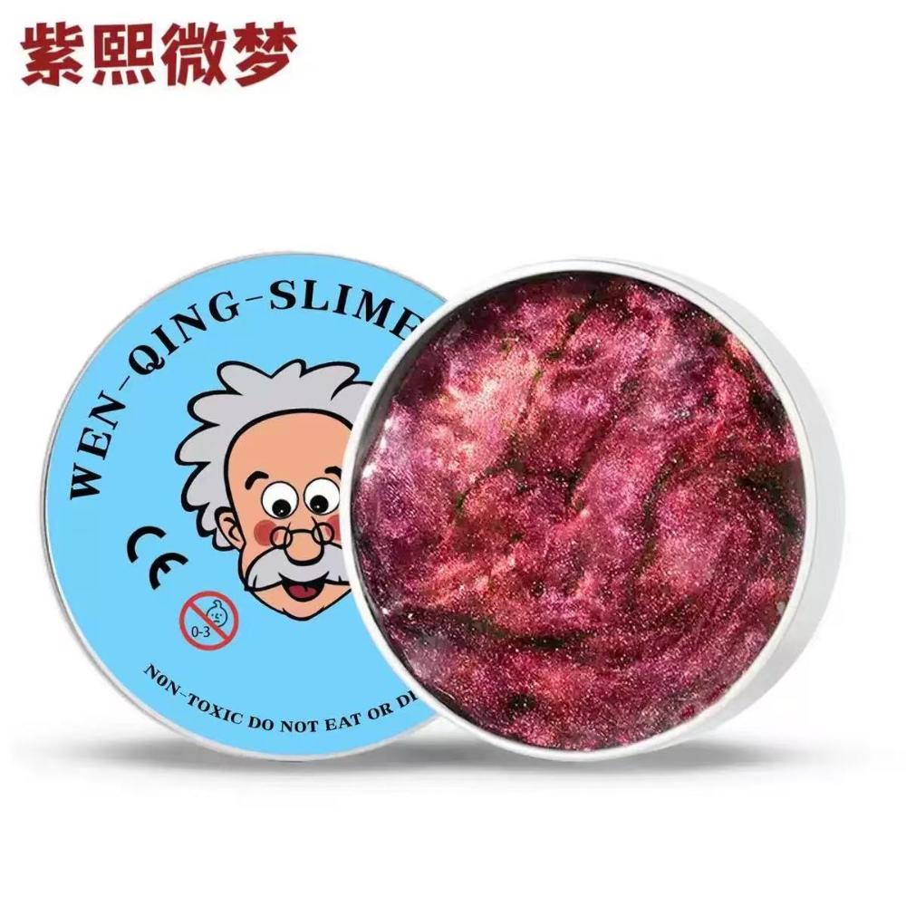 *New Stress Relief Toys Old Man Liquid Squishy Transparent Crystal Slime Fluffy Foam Putty Kids Safe Bouncy Stretchy Color Slime