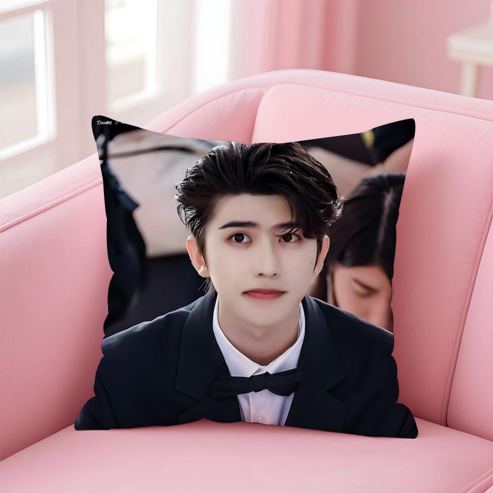 singer trendy CCai Xukun Cushion Cover Pillow Case Soft Skin Friendly Fabric  Concealed Zipper