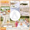 12pcs Durable Tablecloth Fixing Clip Invisible Anti-slip Clear Tablecloth Clips Plastic Windproof Table Cover Holders